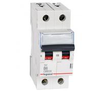 Interruptor de sobrecorriente 2P B 6A 6kA AC S302 S300 403383