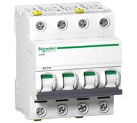 Interruptor de sobrecorriente iC60H-B16-4 B 16A 4 pines A9F06416
