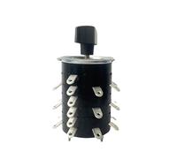 Interruptor de soldador KDH-25/4 * 8 Contactor de 8 posiciones, 4 polos, 27 pines, 25 A, máquina de soldar, selector rotativo, base de cobre