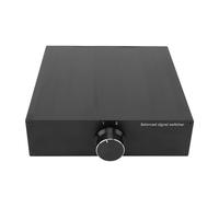 Interruptor de Sonido de Gearwell, conmutador selector de Audio XLR de 2 en 1 para una señal L R equilibrada, Caja de Interruptor de Sonido sin pérdidas para 2 Canales HiFi Stereo
