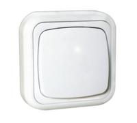 Interruptor de Superficie 10A/250V~ Electro Dh 36.480/C, Color Blanco, 8430552111503