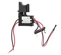 Interruptor de Taladro eléctrico de 7,2-24 V, botón de Taladro, Interruptor de Taladro de Recarga, Velocidad Ajustable, se Utiliza para reemplazar la Broca (con luz pequeña)