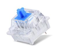 Interruptor de teclado mecánico, interruptor azul de 10 piezas Interruptor azul de repuesto de 3 pines Carcasa transparente para teclado mecánico