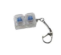Interruptor de teclado portátil, herramienta de prueba, interruptor de teclado con luz LED, llavero de juguete para 2 teclas, 3-4, 1 base acrílica