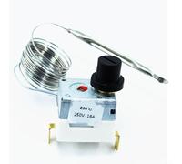 Interruptor de temperatura 230 °C para freidora, regulador de temperatura eléctrico con sonda, protección contra sobrecalentamiento para utensilios de cocina, metal