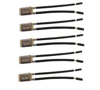 Interruptor de temperatura normalmente cerrado 5pcs para uso en electrodomésticos con clasificación de CA de 250V 5A y tipo de acción 1B (17AM028-105C)