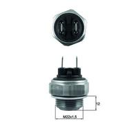Interruptor de Temperatura Ventilador M22x1.5 2-polig 85° C-75°C MAHLE para