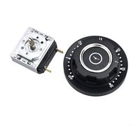 Interruptor de temporizador, 30/60/90/120 minutos, interruptor temporizador con campana mecánica CA 250 V 16 A, para hornos eléctricos (30 minutos)