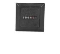 Interruptor de temporizador acumulativo mecánico AC380V, medidor de horas sellado para generadores, maquinaria de ingeniería, rango 0-99999.9h, contador de tiempo industrial ABS de alta precisión