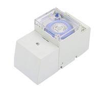 Interruptor de Temporizador mecánico analógico 110-230V 24 Horas Interruptor horario Manual Controlador de Temporizador mecánico analógico