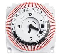 Interruptor de temporizador mecánico, interruptor de temporizador mecánico de 24 horas, interruptor de panel de dispositivo de sincronización industrial