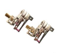 Interruptor de termostato, 2 unids KST-168 16A 250V Bimetal de calefacción de temperatura ajustable para calentador de aceite eléctrico Metal