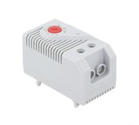 Interruptor de termostato compacto de riel DIN, controlador de temperatura de 0-60 °C, termorregulador bimetálico para armarios eléctricos, control de refrigeración de calefacción (KTO011)