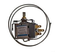 Interruptor de termostato de refrigerador para WDF18 para WDF20 para WPF22 para terminales WPF24 Reemplazo del regulador de temperatura para varios modelos de refrigerador (WDF20-L)