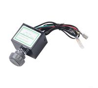 Interruptor de termostato electrónico de CA para coche, 12 voltios, 10 amperios, controlador de temperatura para vehículo, sistema de HVAC robusto, construcción simple, color negro