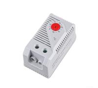 Interruptor de termostato mecánico compacto con controlador de temperatura, rango de 0 a 60 °C, termorregulador de montaje en riel DIN, para sistemas de refrigeración de calefacción, armarios