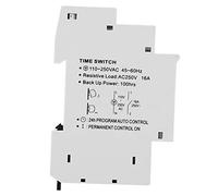 Interruptor de Tiempo Analógico Mecánico 1P, Interruptor de Tiempo Programable en Carril DIN, 15 Minutos, 24 Horas, Controlador de Temporizador Mecánico de 220V