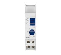 Interruptor de tiempo de luz de escalera de carril Din, relé de retardo de temporizador de encendido/apagado, interruptor momentáneo de 0,5-20 minutos, disyuntor, lámpara de calle(Delay 0.5-20min)