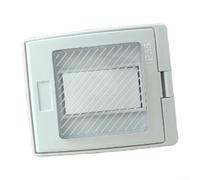 Interruptor de timbre impermeable IP55, enchufe ABS montado en superficie de 16 A para protección contra la lluvia al aire libre, montaje en pared blanco (JYL-1GS)