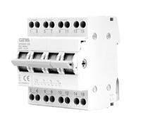 Interruptor de transferencia 4P 63A Conmutador Dual Power manual 400VAC interruptor de Aislamiento transferencia manual Montaje en carril DIN