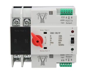 Interruptor de transferência automática, 2P 220 V 100A ATS interruptor de transferência automática de dupla potência interruptores elétricos DEWIN