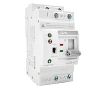 Interruptor de Transferencia Automática,2P 63A Transferencia Manual ATS Para Alimentación Eléctrica Ininterrumpida Domestica Selector Eléctrico Doble Automático Con Montaje en Guía DIN