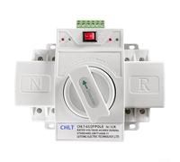 Interruptor de transferencia automática, 32 A, 63 A, grado CB, interruptor de transferencia automática de doble potencia para mini tipo 2P 4P 400 V 50 Hz transferencia rápida ≤ 2 segundos, rendimiento