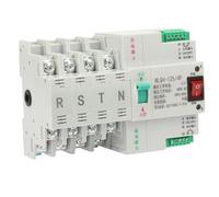 Interruptor de transferencia automática 4P 63A 80A 100A Doble potencia AC 400V Retardante de llama Resistente a altas temperaturas Montado en riel para seguridad eléctrica (él apuñaló)