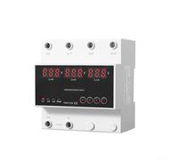 Interruptor de transferencia automática 63A con 3 pantallas de visualización para red, generador e inversor Administración de fuentes de alimentación (220 V)