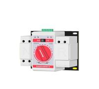 Interruptor de Transferencia automática con Fuente de alimentación Dual en Miniatura: 2P, Montaje en riel, operación automática y Manual(Blue,2p 16A)