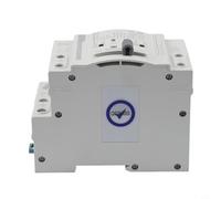 Interruptor de transferencia automática de doble potencia 110V 63A, 2P para cambio de fuente de alimentación sin costuras con protección de sobre/bajo voltaje, modo manual/automático, PA6