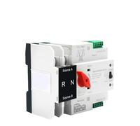 Interruptor de transferencia automática de doble potencia 2/3/4P ATS Interruptores selectores eléctricos Alimentación ininterrumpida Interruptor de transferencia de potencia(3P,AC 230V)