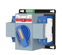 Interruptor de Transferencia automática de Doble Potencia 220 V 2/4 Fases: solución confiable de administración de energía(2P 6A)