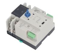 Interruptor de Transferencia Automática de Doble Potencia 2P 100A, Luz Indicadora de Señal Interruptor de Transferencia Automática de Doble Potencia 220V para Laboratorios