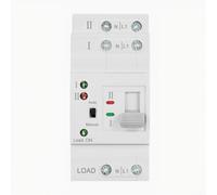 Interruptor de transferencia automática de doble potencia 2P 4P AC 220V 6A-63A Montaje en riel para ATS para hogar y fuente de alimentación de respaldo comercial, transición sin costuras, blanco PA66