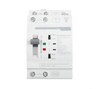 Interruptor de transferencia automática de doble potencia 2P 63A 220V para generador, interruptor eléctrico con carcasa ignífuga, dispositivo de cambio automático para fuente de alimentación sin