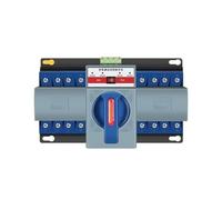 Interruptor de Transferencia automática de Doble Potencia 2P 63A 3P 100A 4P 63A Interruptor trifásico en Miniatura for una gestión de energía confiable(4P)