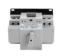 Interruptor de transferencia automática de doble potencia 2P4P monofásico 63A/125A trifásico de cuatro cables for una gestión de energía confiable, 1 unidad(2P 32A)