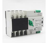 Interruptor de transferencia automática de doble potencia 4P 400V PV a rejilla cambio DIN riel para ATS para sistema inversor solar 25A 32A 63A modo manual automático (63A)