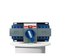 Interruptor de Transferencia automática de Doble Potencia 63A - 2P 4P 380V for una administración confiable de energía(Blue,4P)
