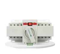 Interruptor de Transferencia automática de Doble Potencia 63A - 2P 4P 380V for una administración confiable de energía(White,4P)
