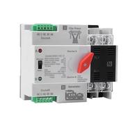Interruptor de transferencia automática de doble potencia ATS 2P, 3P y 4P Interruptores selectores Alimentación ininterrumpida Interruptor de transferencia de potencia(4P,63A)