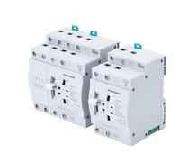 Interruptor de transferencia automática de doble potencia ATS de riel DIN G2R-63, 2P y 4P, interruptores selectores eléctricos, alimentación ininterrumpida(4P G2R-63)