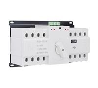 Interruptor de Transferencia Automática de Doble Potencia, con Protección contra Cortocircuito, Sobrecarga y Bajo Voltaje y Salida Doble a Prueba de Fuego y Función de Señal de Apagado