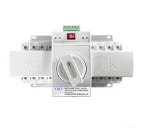 Interruptor de transferencia automática de doble potencia de grado CB 32A 63A para mini tipo 2P 4P AC 400V disyuntor con conmutación de energía confiable (63A/4P)