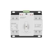 Interruptor de Transferencia automática de Doble Potencia en Miniatura: conmutación Manual y automática 4P de Alta Corriente for un Suministro de energía confiable(2P 40A)
