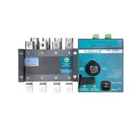 Interruptor de transferencia automática de doble potencia for generador diésel de 100 A, 160 A y 250 A, 4 polos, monofásico y trifásico. Piezas for generadores de 220 V CA.(AISIKAI 160A 4P)