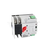Interruptor de Transferencia Automática de energía 2P 3P 4P Rail 220V AC 63A 100A interruptores selectores generador de energía ininterrumpida(City Grid-PV Energy,2P 63A)