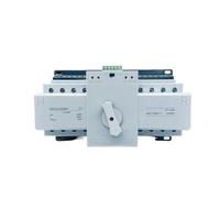 Interruptor de Transferencia automática de Fuente de alimentación Dual 63A - Conmutación Manual Tipo Mini Aislamiento for una administración de energía confiable(40A 4p)