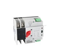 Interruptor de transferencia automática de potencia 2P 3P 4P Rail 220V CA 63A 100A Selectores Generador de alimentación ininterrumpida(City Grid-PV Energy,2P 100A)